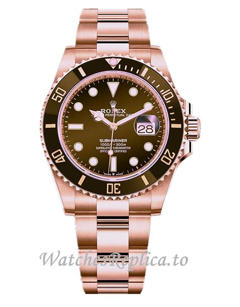 rolex rose gold watch|rolex submariner rose gold price.